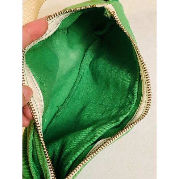 Big Bud Press Hip Fanny Pack Bum Crossbody Green Canvas Made in LA - Picture 7 of 8